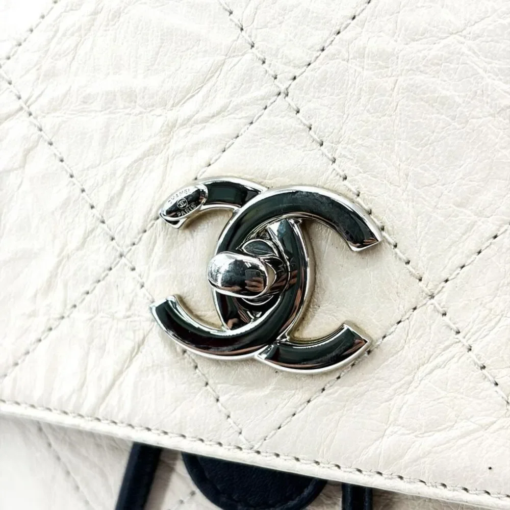 Chanel Urban Spirit Backpack Small Ivory Silver